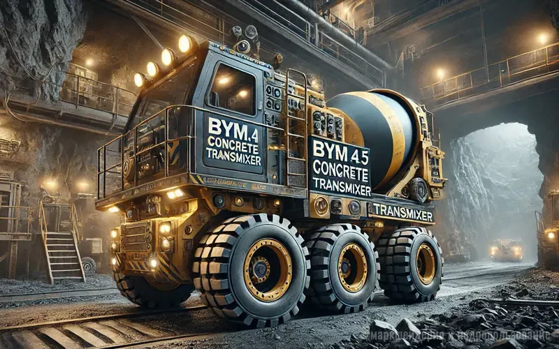 Подземный миксер BYM 4.5  Concrete Transmixer